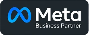 Badge officiel Meta Business Partner — agence certifiée Meta Ads